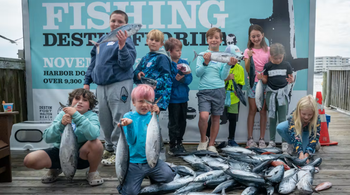 Harbor Docks Take a Kid Fishing Day event